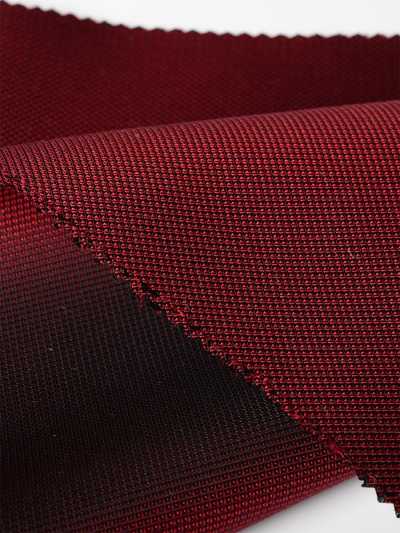 S-302 Tessuto formale con motivo piqué fine Yamanashi Fujiyoshida, rosso vino