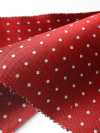 S-600 Tessuto formale a pois Yamanashi Fujiyoshida rosso