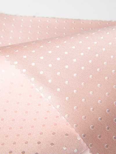 S-974 Tessuto formale a pois Yamanashi Fujiyoshida rosa