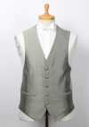 V-01 Gilet Formale Grigio Chiaro In Poliestere