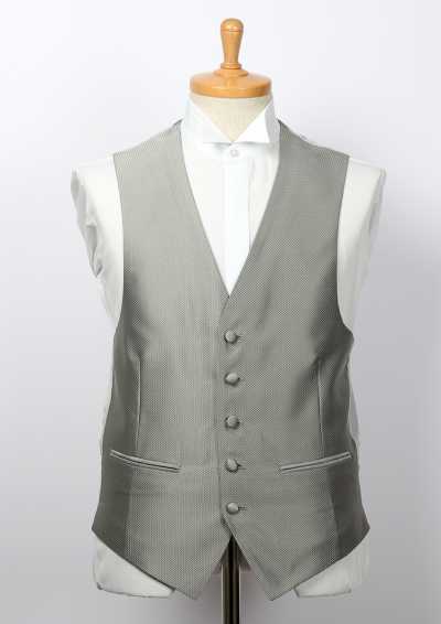 V-01 Gilet formale in poliestere grigio chiaro