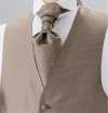 V-303 Gilet Formale Jacquard Di Seta Marrone