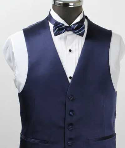 VANNERS-V-001 VANNERS Gilet elegante tinta unita blu navy