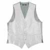 VANNERS-V-010 Gilet formale VANNERS pied de poule argento