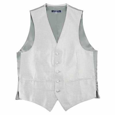 VANNERS-V-010 Gilet formale VANNERS pied de poule argento