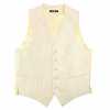 VANNERS-V-011 VANNERS Gilet elegante a pied de poule oro champagne