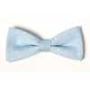 VBF-30 Papillon realizzato con tessuto VANNERS, motivo a pois, jacquard effetto denim, blu ghiaccio
