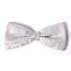 VBF-38 Papillon realizzato con tessuto VANNERS, motivo paisley, grigio chiaro