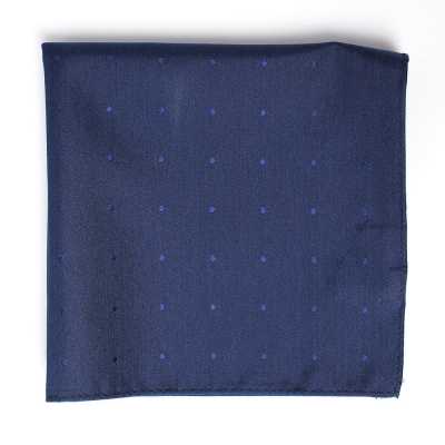 VCF-28 Chief Realizzato con tessuto VANNERS, motivo a pois, jacquard effetto denim, blu navy