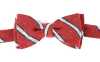 VMT-26 VANNERS Papillon regimental annodato a mano in seta nep rosso
