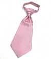 YT-987P Cravatta Ascot Di Fabbricazione Giapponese (Cravatta Europea) In Raso Di Seta Rosa