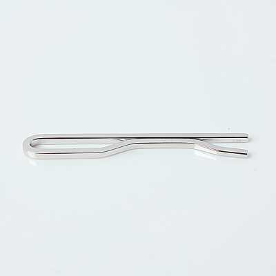 CO-T01-SI CODIS MAYA Fermacravatta sottile argento