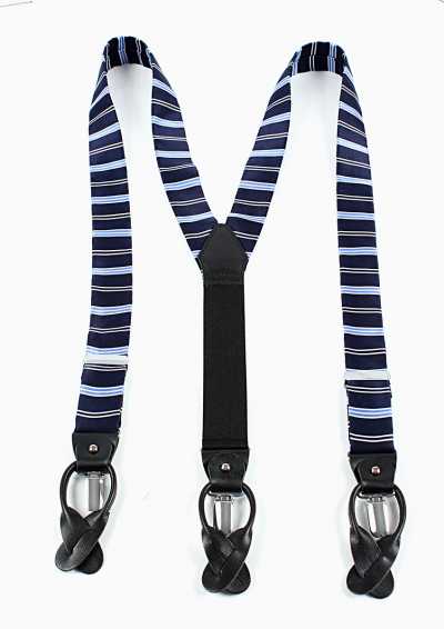 VSR-46 Bretella in tessuto VANNERS, a righe, blu navy