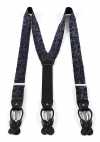 PSR-1 Bretelle Blu Navy Con Motivo Mimetico In Tessuto Pentagono