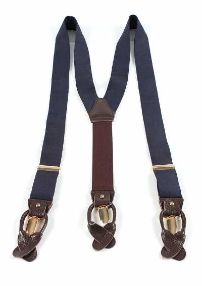 PSR-3 Bretelle in tessuto Pentagono, blu navy scuro
