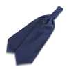 VAS-48 VANNERS Cravatta ascot in seta spigato blu navy