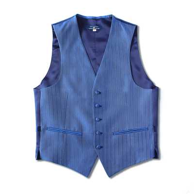 VANNERS-V-49 VANNERS Gilet formale spigato blu