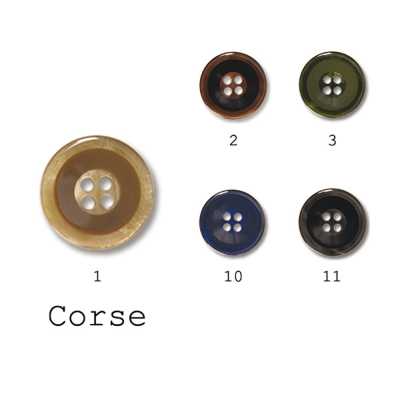 コルス Bottone in poliestere Made in Italy per abiti e giacche
