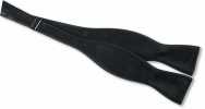 MT-101 Papillon premium annodato a mano in grosgrain di seta autentica nero