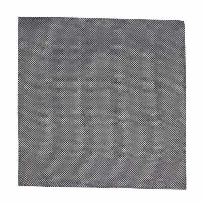 CF-02 Fazzoletto da taschino jacquard in poliestere grigio