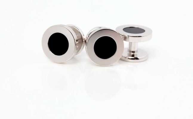 CU925-2G-S EXCY LEGEND Bottone a borchia in argento massiccio Onice