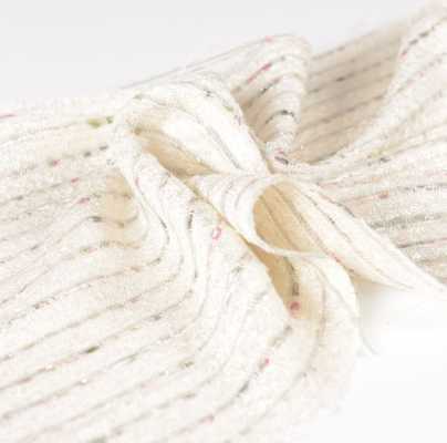 Z7544 LINTON Linton Tweed Made In England Tessuto Bianco X Rosa X Grigio[Tessile] LINTON Sottofoto