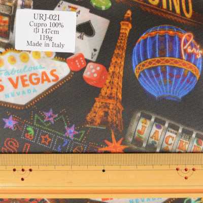 URJ-021 Made In Italy Cupra 100% Stampa Fodera Casino Series Edizione Las Vegas[Liner] TCS Sottofoto