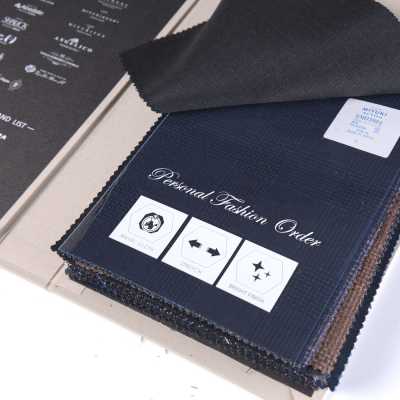 EME3424 Japanese Summer Clothing Sharick Series Super Light Sharick Plain Navy Blue[Tessile] Lanificio Miyuki Immagini aggiuntive