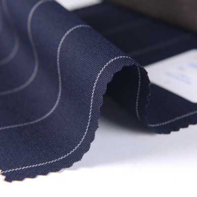 EMF3703 Collezione Di Capolavori Savile Row Yarn Count Series Wide Striped Navy Blue[Tessile] Miyuki Keori (Miyuki) Sottofoto