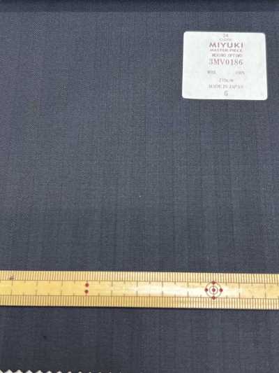 3MV0186 MIYUKI Collezione Standard ETERNALS (Eternals) MERINO OPTIMO Lana 100% Spigato blu navy