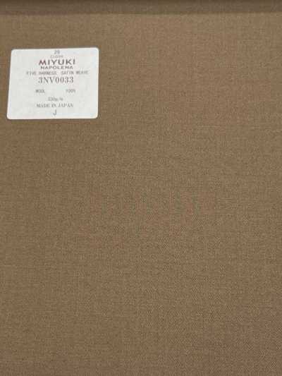 3NV0033 MIYUKI Collezione Standard ETERNALS TESSITURA RASO A CINQUE LICCI Marrone Tinta unita