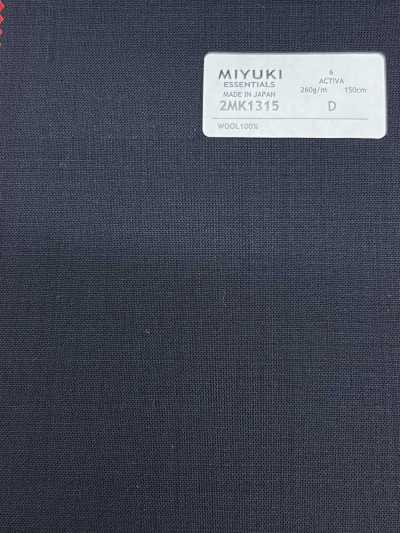 2MK1315 26SS MIYUKI Tessuto MIYUKI ESSENTIALS ACTIVA Blu navy tinta unita