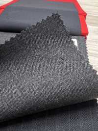 3MK1274 25AW ACTIVA Twill Charcoal Heaven Grey[Tessile] Lanificio Miyuki Sottofoto