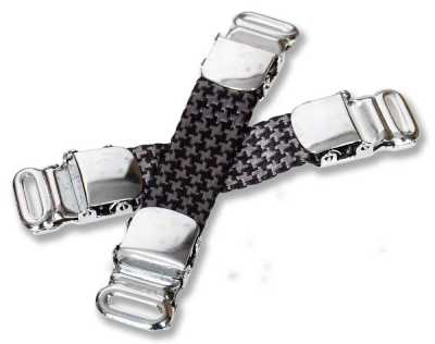 AB-400 Fascia da braccio pied-de-poule in seta tessuta Nishijin