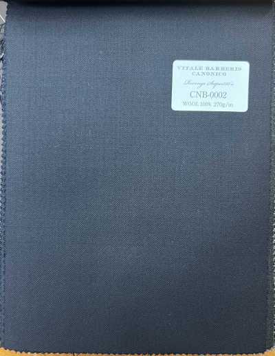 CNB0002 CANONICO Standard Super150's REVENGE Blu navy scuro tinta unita
