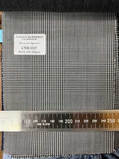 CNB1027 CANONICO Standard Super110's PERENNIAL quadri Glen Check