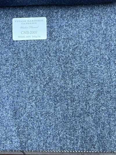 CNB2007 CANONICO Flanella standard di lana Blu-grigio tinta unita