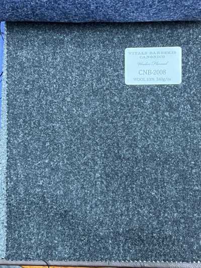 CNB2008 CANONICO Flanella di lana classica grigio scuro tinta unita
