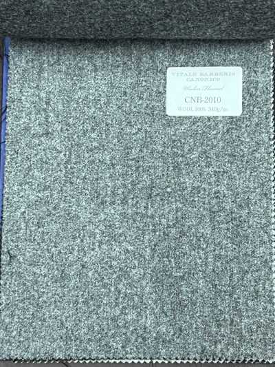 CNB2010 CANONICO Flanella di lana standard grigia tinta unita
