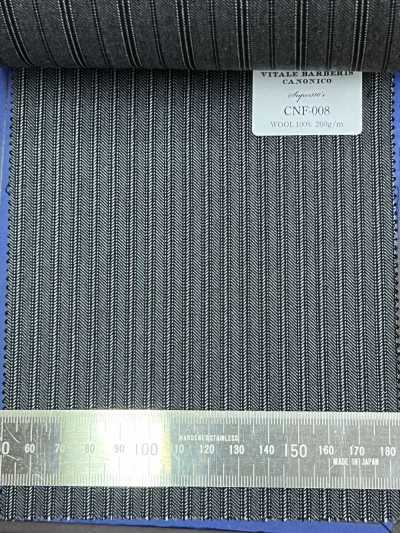 CNF008 Tessuto in corduroy grigio per pantaloni CANONICO Standard Super110's