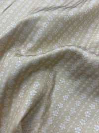 AI-6 Seta Jacquard Fantasia Floreale Beige [outlet][Tessile] Yamamoto(EXCY) Sottofoto