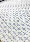 AI-12 Seta Jacquard Motivo Geometrico Bianco Sporco [outlet]