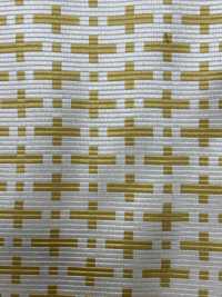 AI-15 Seta Jacquard Motivo Geometrico Bianco Sporco [outlet][Tessile] Yamamoto(EXCY) Sottofoto