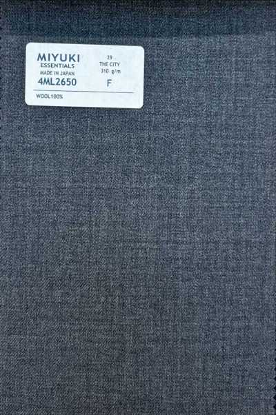 26AW THE CITY Twill Grigio medio