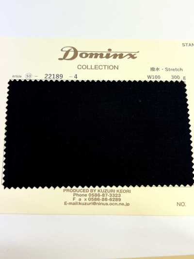 22189 Stretch impermeabile DOMINX Collezione standard Stretch idrorepellente 5 colori