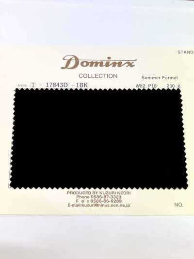 17843D Elegante estivo DOMINX (Dominx) Collezione Standard Lana nero intenso