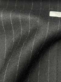 29415 TRADIZIONALE Tessuto Per Abito Multimateriale Nero Chalk Stripe[Tessile] Società Per Azioni Kunishima Co., Ltd. Sottofoto