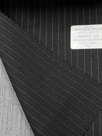 39409 FANCY WORSTED Lana Poliestere Antipiega Chalk Stripe[Tessile] Società Per Azioni Kunishima Co., Ltd. Sottofoto