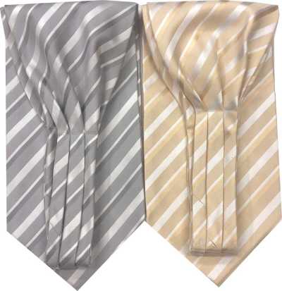 AS-403 Cravatta ascot a righe Nishijin-ori