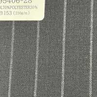 95406-28 25SS MIGLIORE SELEZIONE [FANCY WORSTED] Fancy Worsted Dark Navy Chalk Stripe[Tessile] Società Per Azioni Kunishima Co., Ltd. Sottofoto